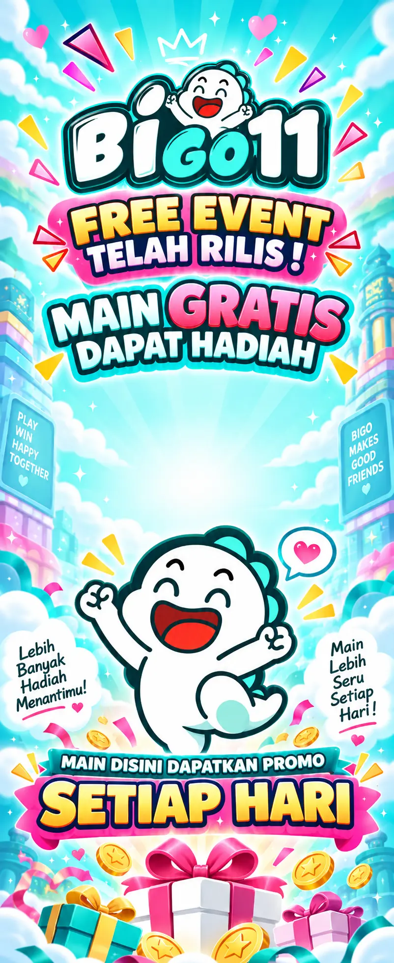 BIGO11 Main Gratis Dapat Hadiah